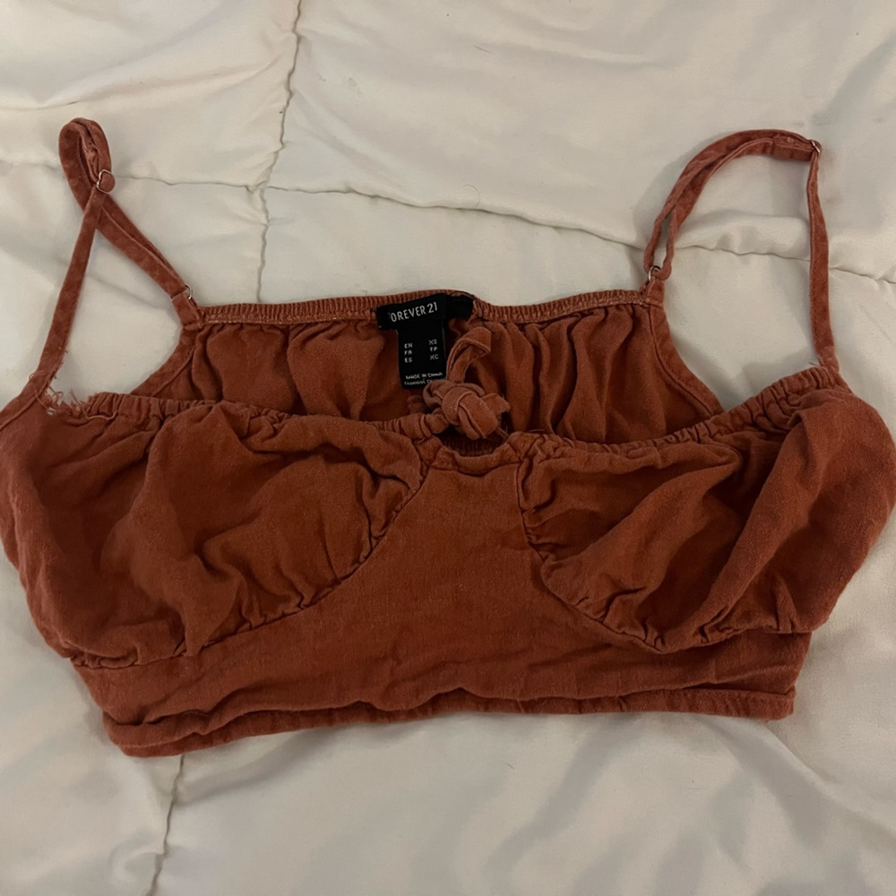 forever 21 coral top